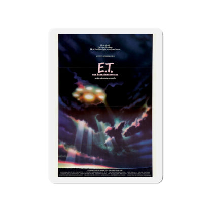 E.T. THE EXTRA TERRESTRIAL 1982 Movie Poster - Die-Cut Magnet-2" x 2"-The Sticker Space