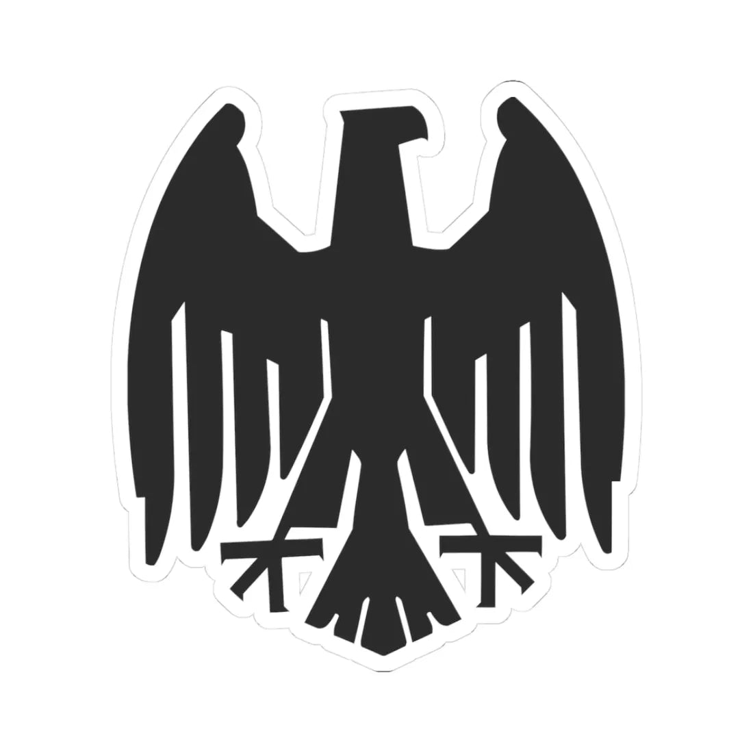 Eagle of proposed CoA of DDR (Germany) (Coat of Arms) STICKER Vinyl Kiss-Cut Decal 3 Inch White - The Sticker Space