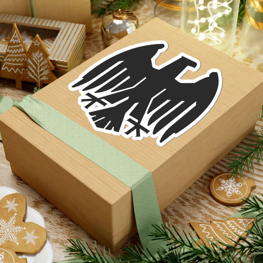 Eagle of proposed CoA of DDR (Germany) (Coat of Arms) STICKER Vinyl Kiss-Cut Decal - The Sticker Space