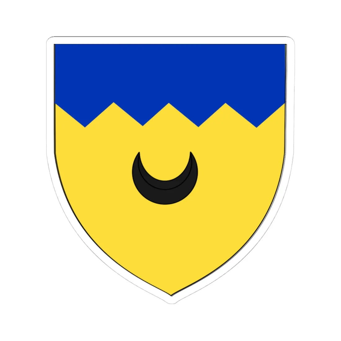 Earl of Carrick COA (Ireland) (Coat of Arms) STICKER Vinyl Kiss-Cut Decal 4 Inch White - The Sticker Space