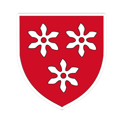 Earl of Cavan COA (Ireland) (Coat of Arms) STICKER Vinyl Kiss-Cut Decal 3 Inch White - The Sticker Space