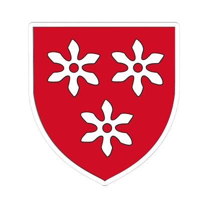 Earl of Cavan COA (Ireland) (Coat of Arms) STICKER Vinyl Kiss-Cut Decal 4 Inch White - The Sticker Space