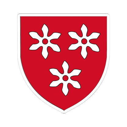 Earl of Cavan COA (Ireland) (Coat of Arms) STICKER Vinyl Kiss-Cut Decal 6 Inch White - The Sticker Space