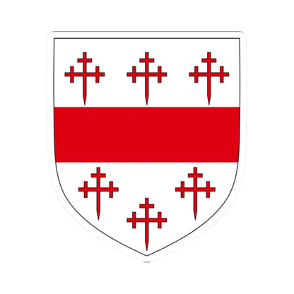 Earl of Craven COA (England) (Coat of Arms) STICKER Vinyl Kiss-Cut Decal 2 Inch White - The Sticker Space