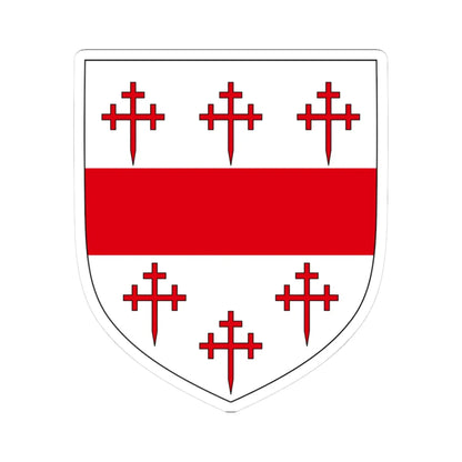 Earl of Craven COA (England) (Coat of Arms) STICKER Vinyl Kiss-Cut Decal 3 Inch White - The Sticker Space