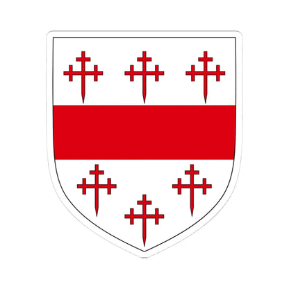 Earl of Craven COA (England) (Coat of Arms) STICKER Vinyl Kiss-Cut Decal 4 Inch White - The Sticker Space