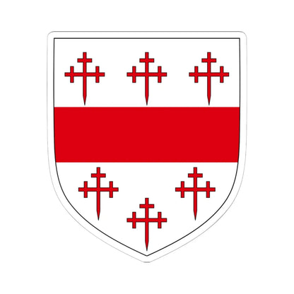 Earl of Craven COA (England) (Coat of Arms) STICKER Vinyl Kiss-Cut Decal 6 Inch White - The Sticker Space