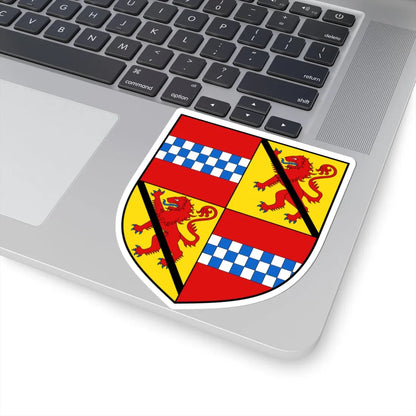 Earl of Crawford COA (Scotland) (Coat of Arms) STICKER Vinyl Kiss-Cut Decal - The Sticker Space