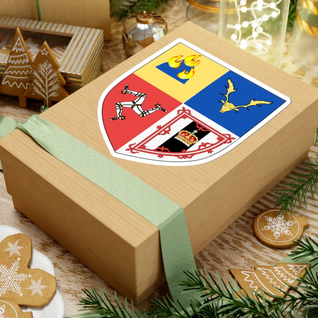 Earl of Cromartie COA (Scotland) (Coat of Arms) STICKER Vinyl Kiss-Cut Decal - The Sticker Space