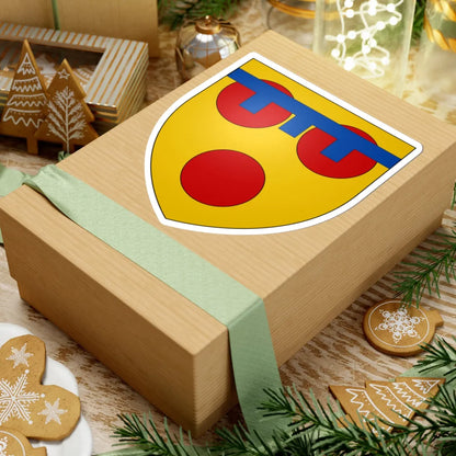 Earl of Devon arms (England) (Coat of Arms) STICKER Vinyl Kiss-Cut Decal - The Sticker Space