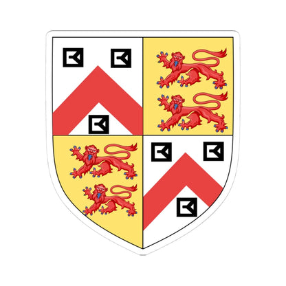 Earl of Ducie COA (England) (Coat of Arms) STICKER Vinyl Kiss-Cut Decal 4 Inch White - The Sticker Space