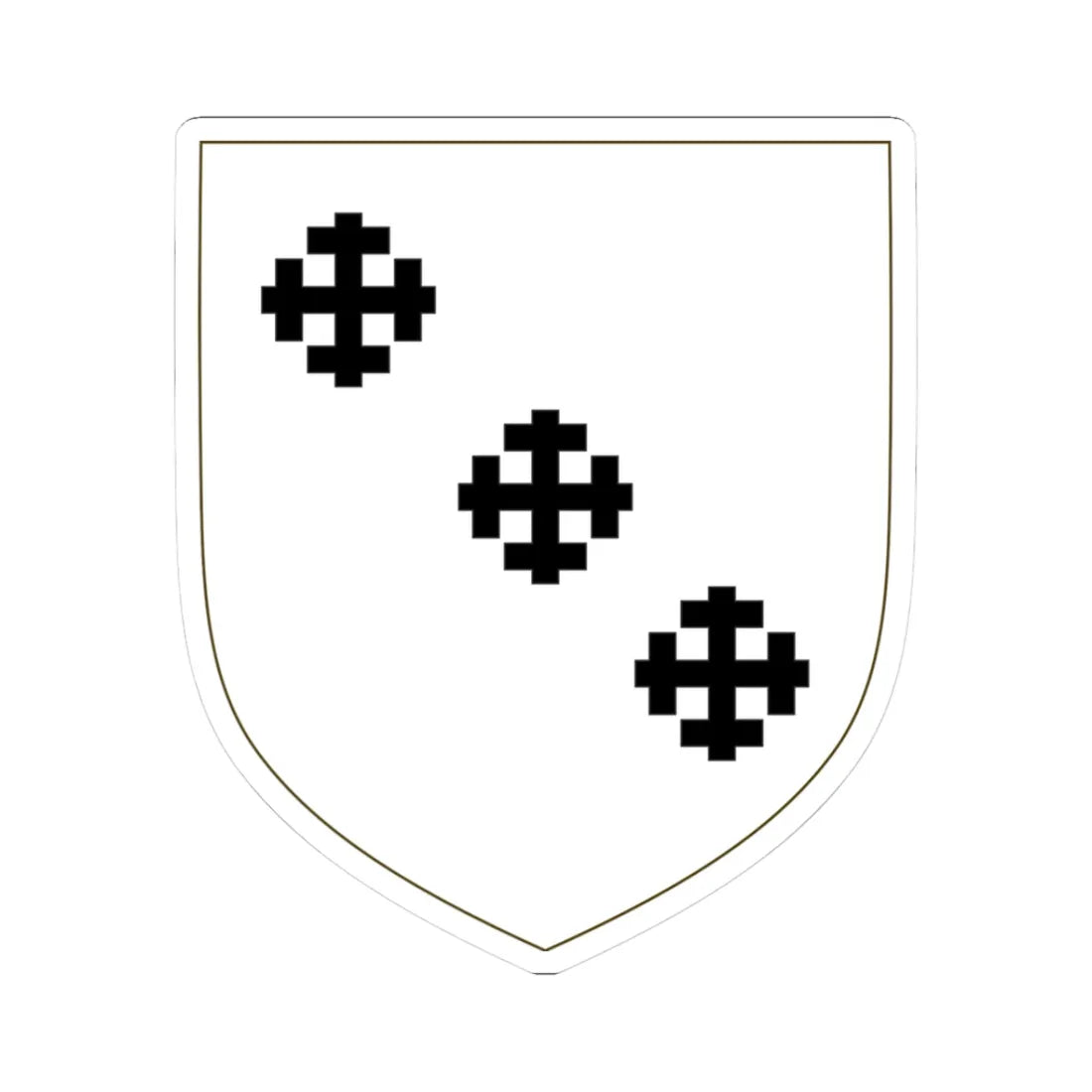 Earl of Iddesleigh COA (England) (Coat of Arms) STICKER Vinyl Kiss-Cut Decal 3 Inch White - The Sticker Space