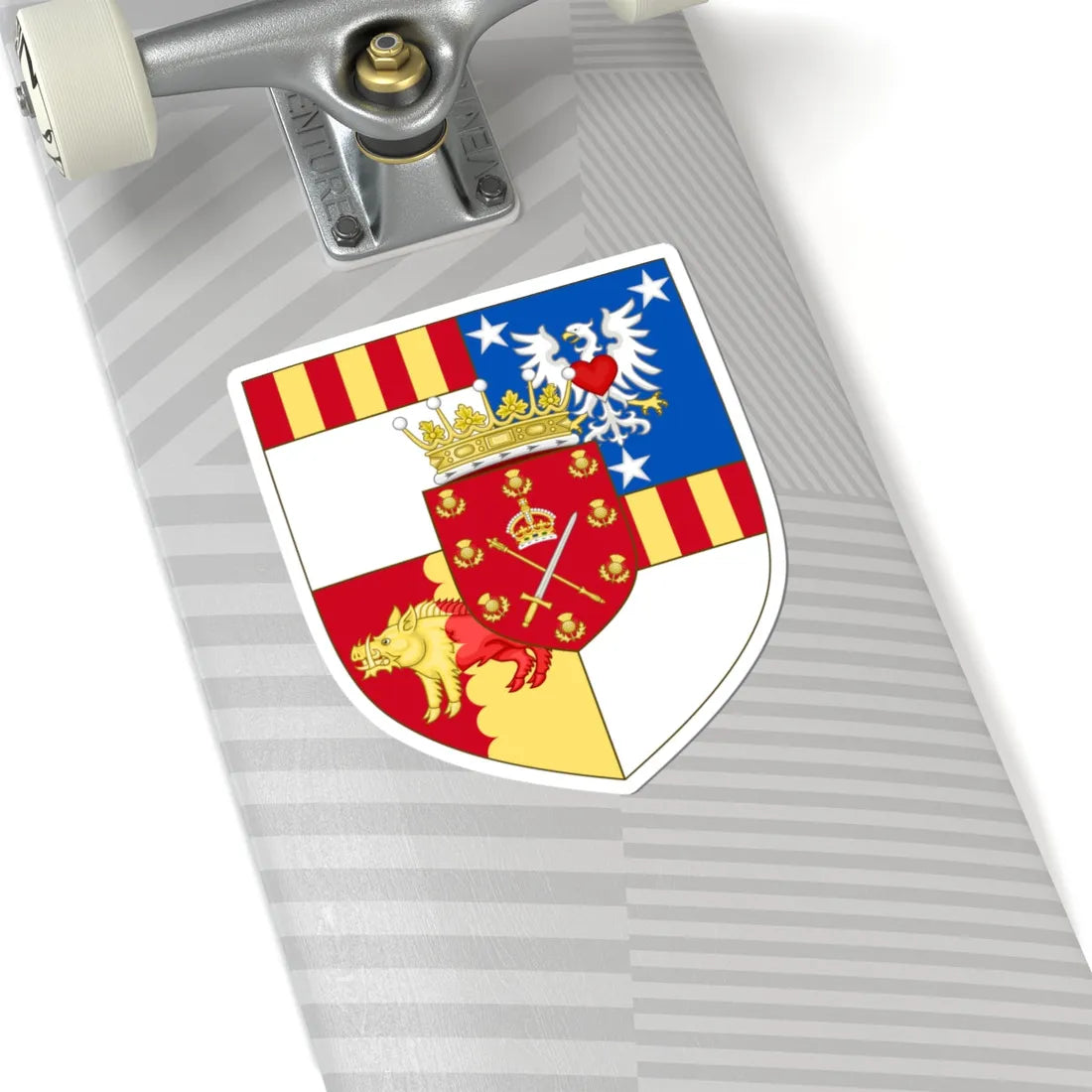 Earl of Kintore COA (Scotland) (Coat of Arms) STICKER Vinyl Kiss-Cut Decal - The Sticker Space