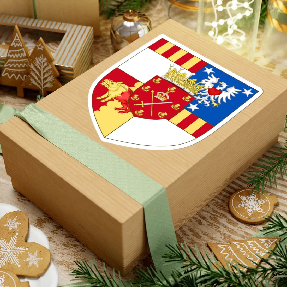 Earl of Kintore COA (Scotland) (Coat of Arms) STICKER Vinyl Kiss-Cut Decal - The Sticker Space