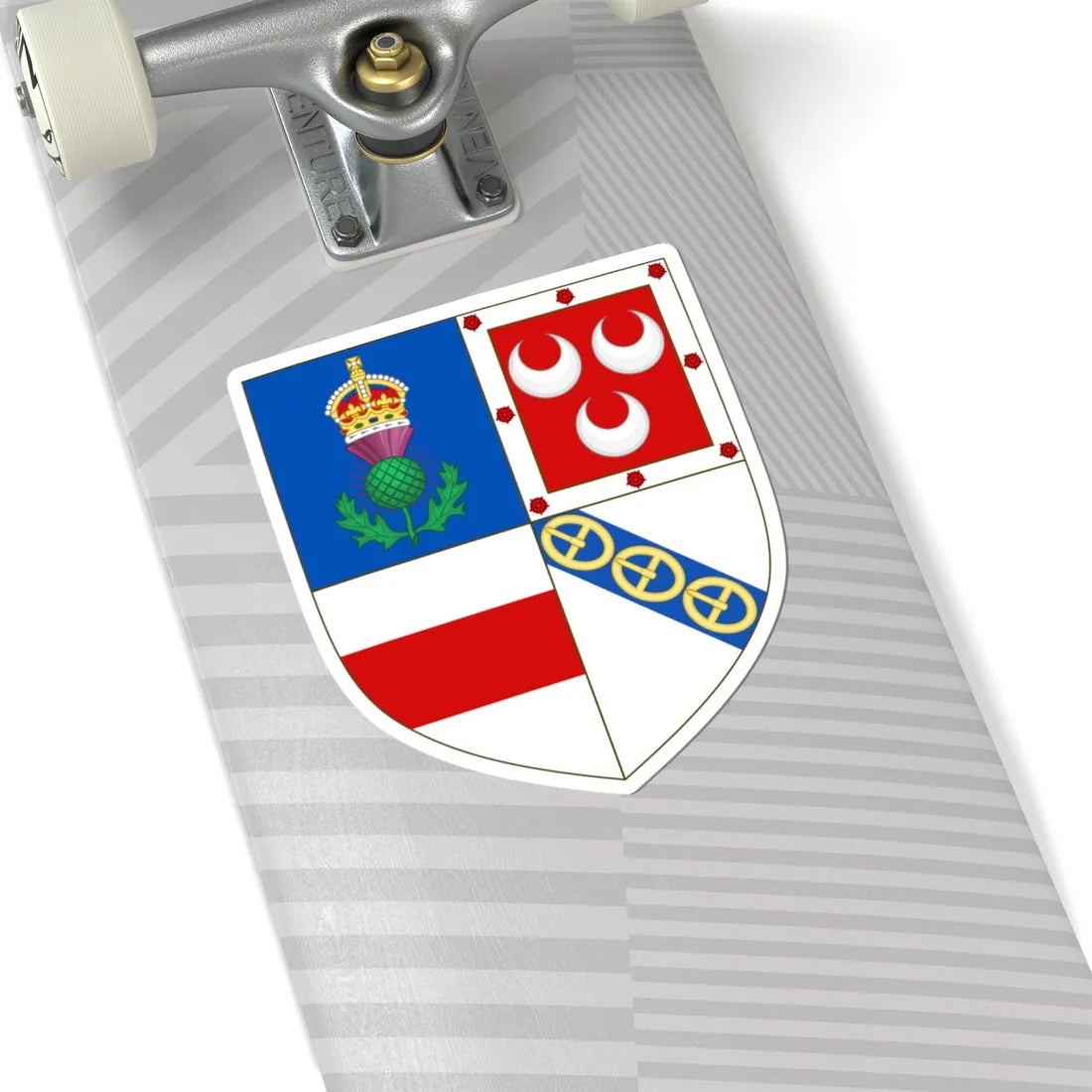 Earl of Leven COA (Scotland) (Coat of Arms) STICKER Vinyl Kiss-Cut Decal - The Sticker Space