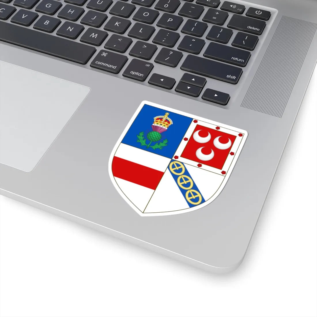 Earl of Leven COA (Scotland) (Coat of Arms) STICKER Vinyl Kiss-Cut Decal - The Sticker Space