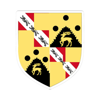 Earl of Limerick COA (Ireland) (Coat of Arms) STICKER Vinyl Kiss-Cut Decal 3 Inch White - The Sticker Space