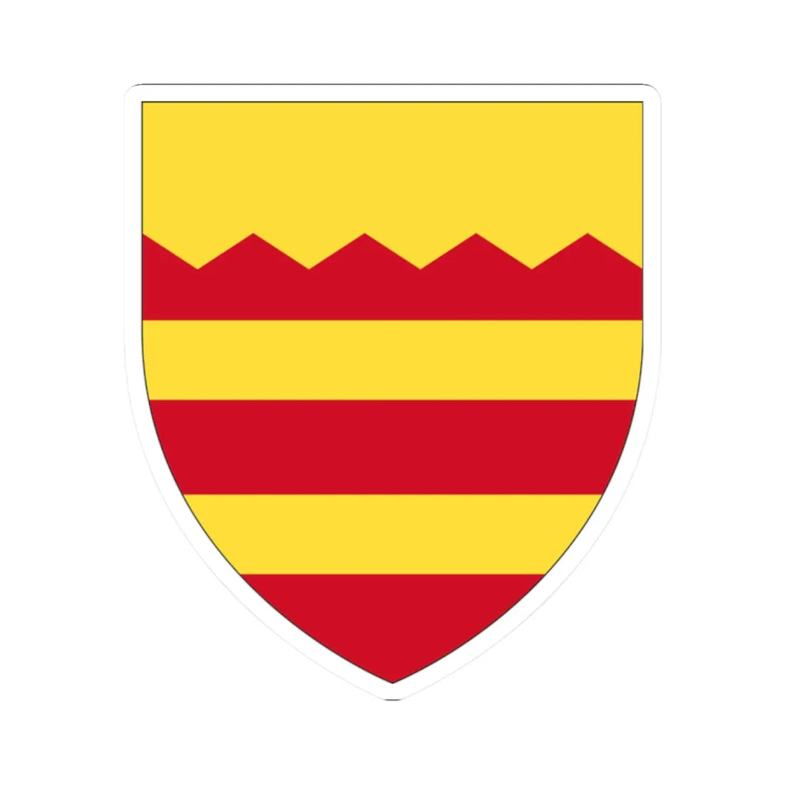 Earl of Listowel COA (Ireland) (Coat of Arms) STICKER Vinyl Kiss-Cut Decal 2 Inch White - The Sticker Space