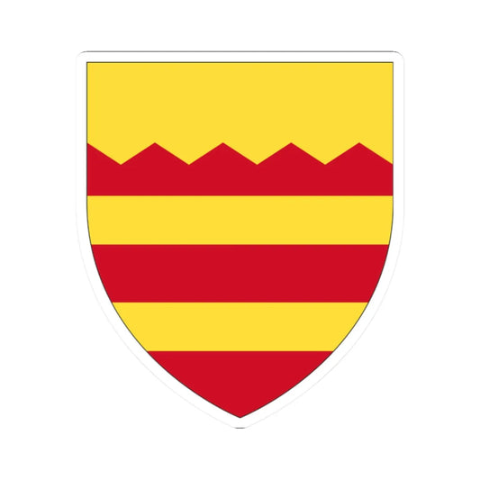 Earl of Listowel COA (Ireland) (Coat of Arms) STICKER Vinyl Kiss-Cut Decal 2 Inch White - The Sticker Space