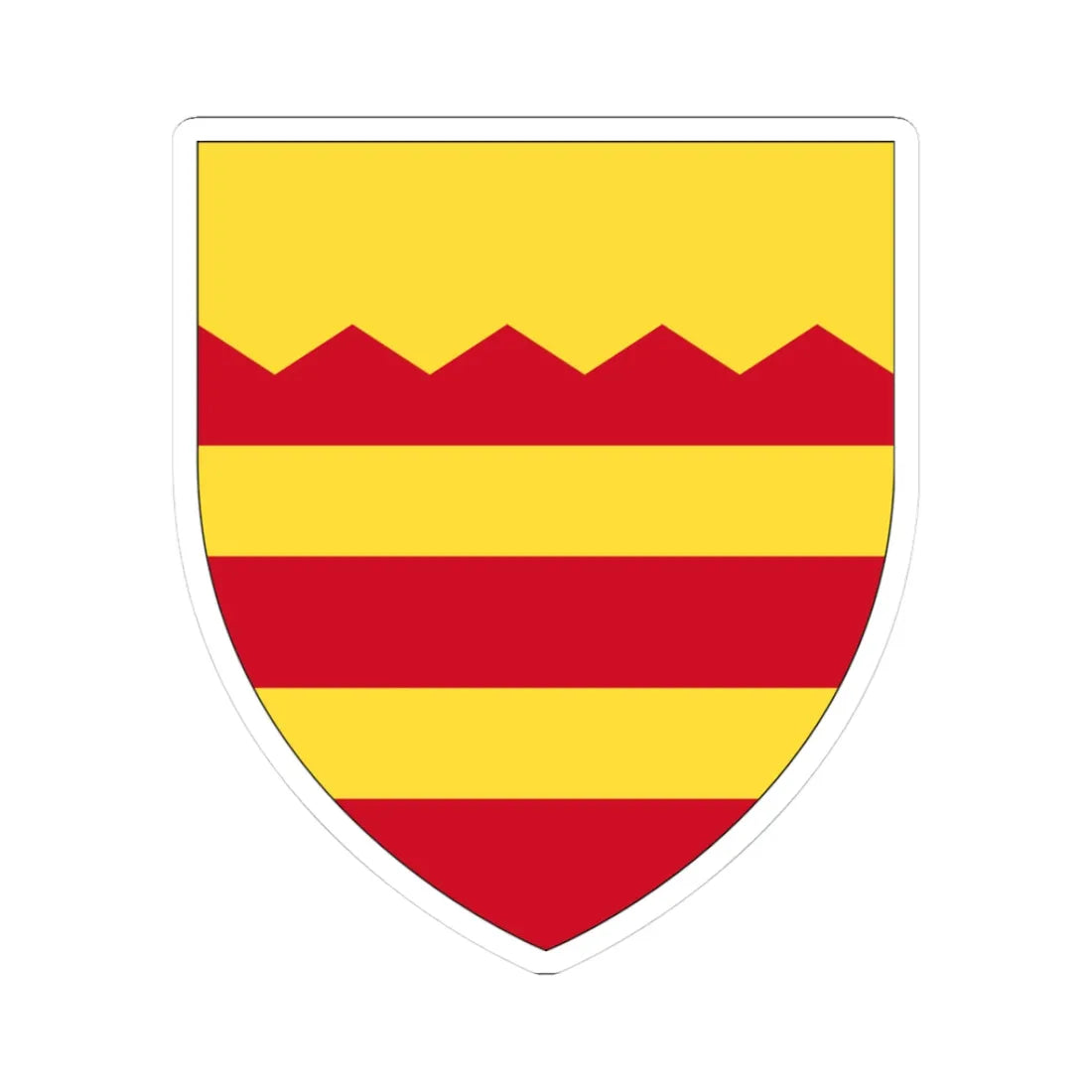 Earl of Listowel COA (Ireland) (Coat of Arms) STICKER Vinyl Kiss-Cut Decal 3 Inch White - The Sticker Space