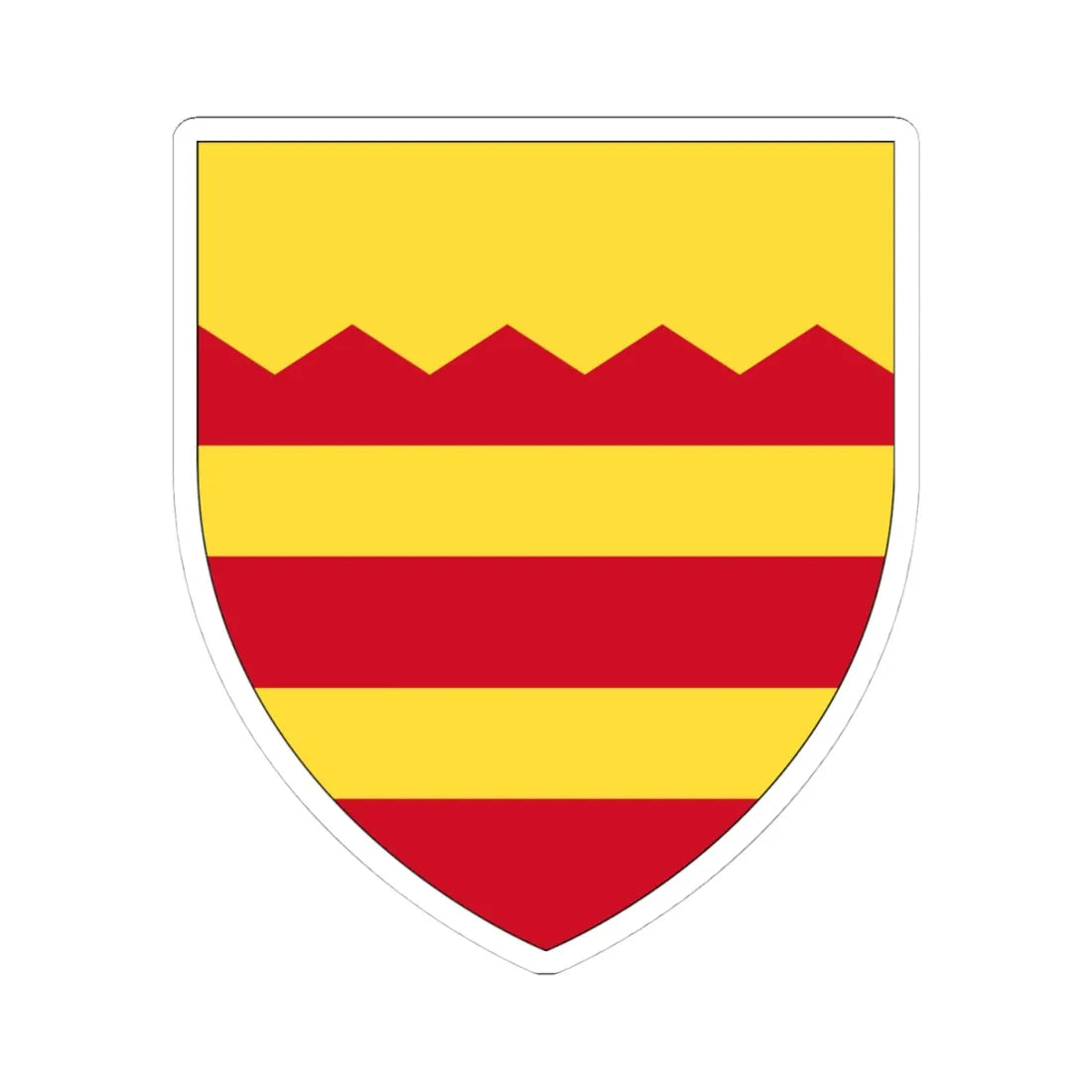 Earl of Listowel COA (Ireland) (Coat of Arms) STICKER Vinyl Kiss-Cut Decal 4 Inch White - The Sticker Space