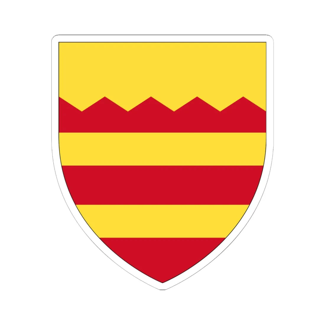 Earl of Listowel COA (Ireland) (Coat of Arms) STICKER Vinyl Kiss-Cut Decal 6 Inch White - The Sticker Space