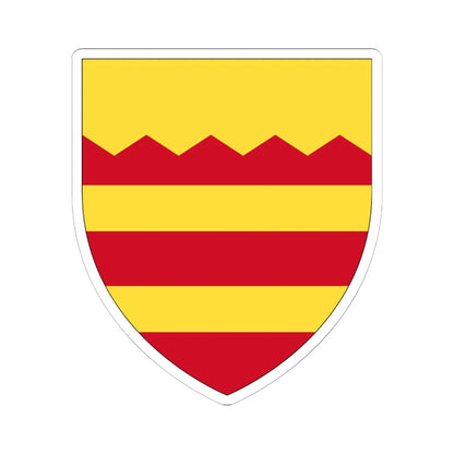 Earl of Listowel COA (Ireland) (Coat of Arms) STICKER Vinyl Kiss-Cut Decal 6 Inch White - The Sticker Space