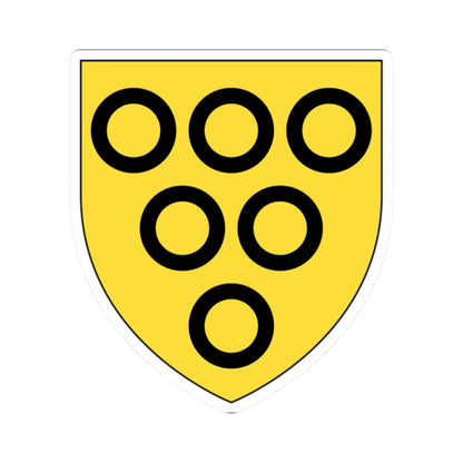 Earl of Lonsdale COA (England) (Coat of Arms) STICKER Vinyl Kiss-Cut Decal 2 Inch White - The Sticker Space