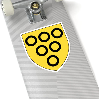 Earl of Lonsdale COA (England) (Coat of Arms) STICKER Vinyl Kiss-Cut Decal - The Sticker Space