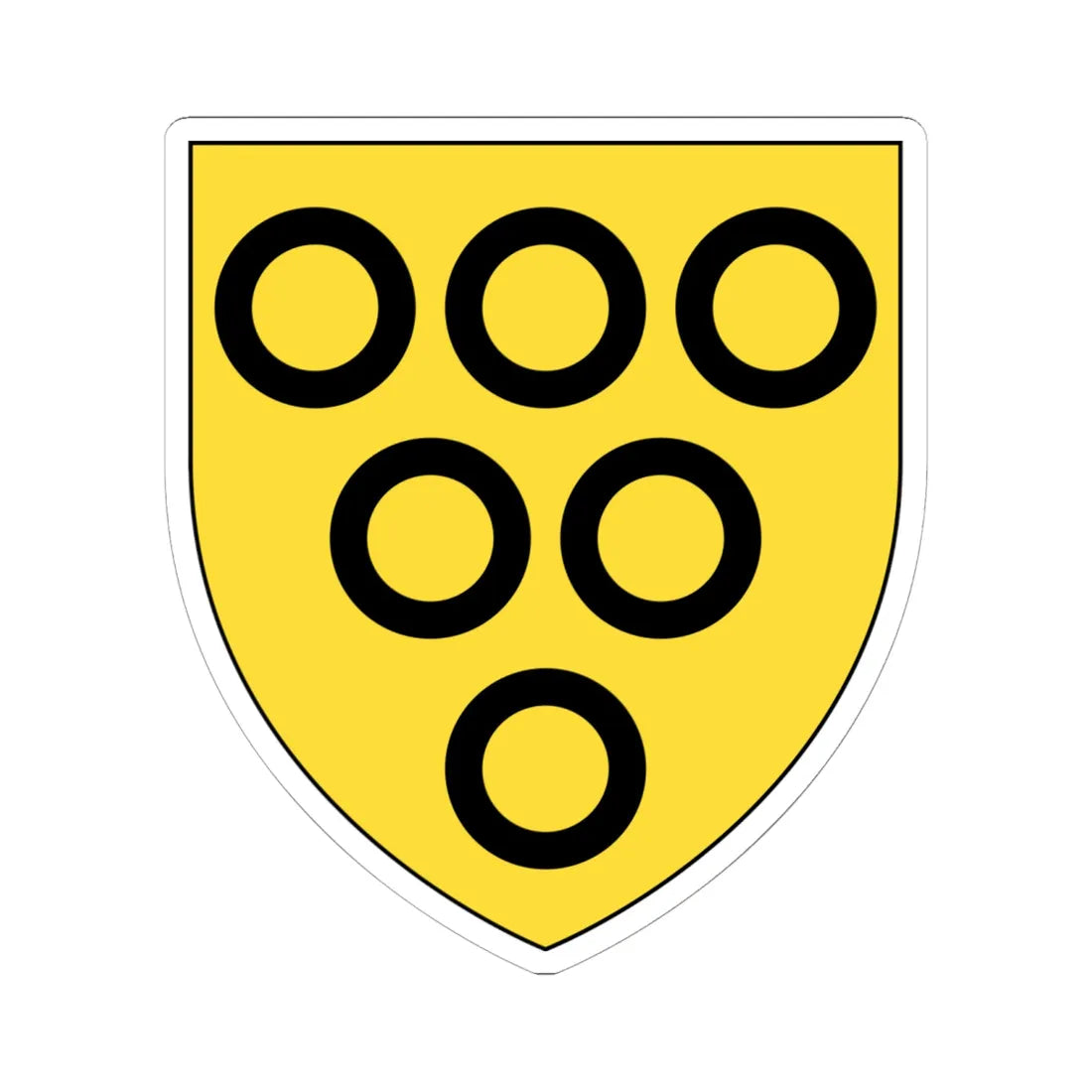 Earl of Lonsdale COA (England) (Coat of Arms) STICKER Vinyl Kiss-Cut Decal - The Sticker Space