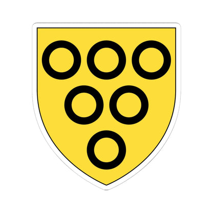 Earl of Lonsdale COA (England) (Coat of Arms) STICKER Vinyl Kiss-Cut Decal - The Sticker Space