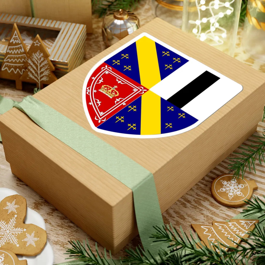 Earl of Mar and Kellie COA (Scotland) (Coat of Arms) STICKER Vinyl Kiss-Cut Decal - The Sticker Space