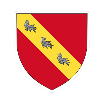 Earl of Meath COA (Ireland) (Coat of Arms) STICKER Vinyl Kiss-Cut Decal 2 Inch White - The Sticker Space