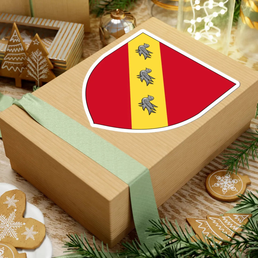 Earl of Meath COA (Ireland) (Coat of Arms) STICKER Vinyl Kiss-Cut Decal - The Sticker Space