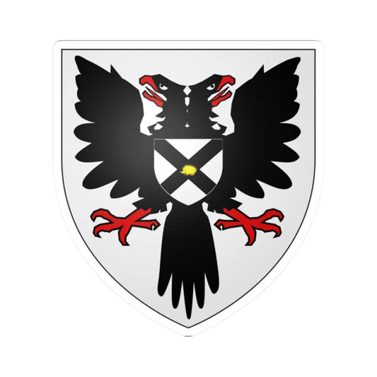 Earl of Nithsdale arms (Scotland) (Coat of Arms) STICKER Vinyl Kiss-Cut Decal 2 Inch White - The Sticker Space