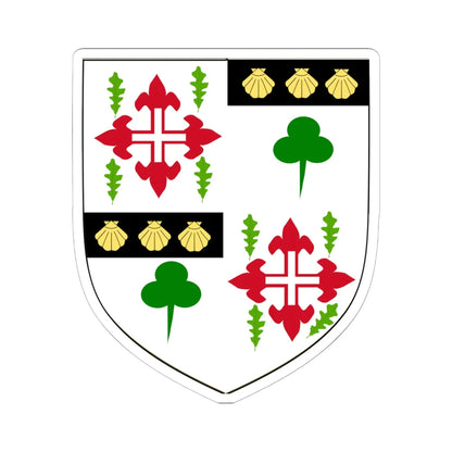 Earl of Norbury COA (Ireland) (Coat of Arms) STICKER Vinyl Kiss-Cut Decal 6 Inch White - The Sticker Space