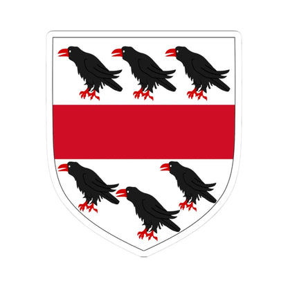 Earl of Onslow COA (England) (Coat of Arms) STICKER Vinyl Kiss-Cut Decal 3 Inch White - The Sticker Space