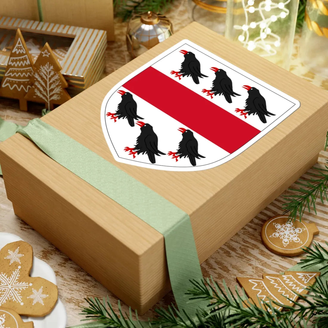 Earl of Onslow COA (England) (Coat of Arms) STICKER Vinyl Kiss-Cut Decal - The Sticker Space