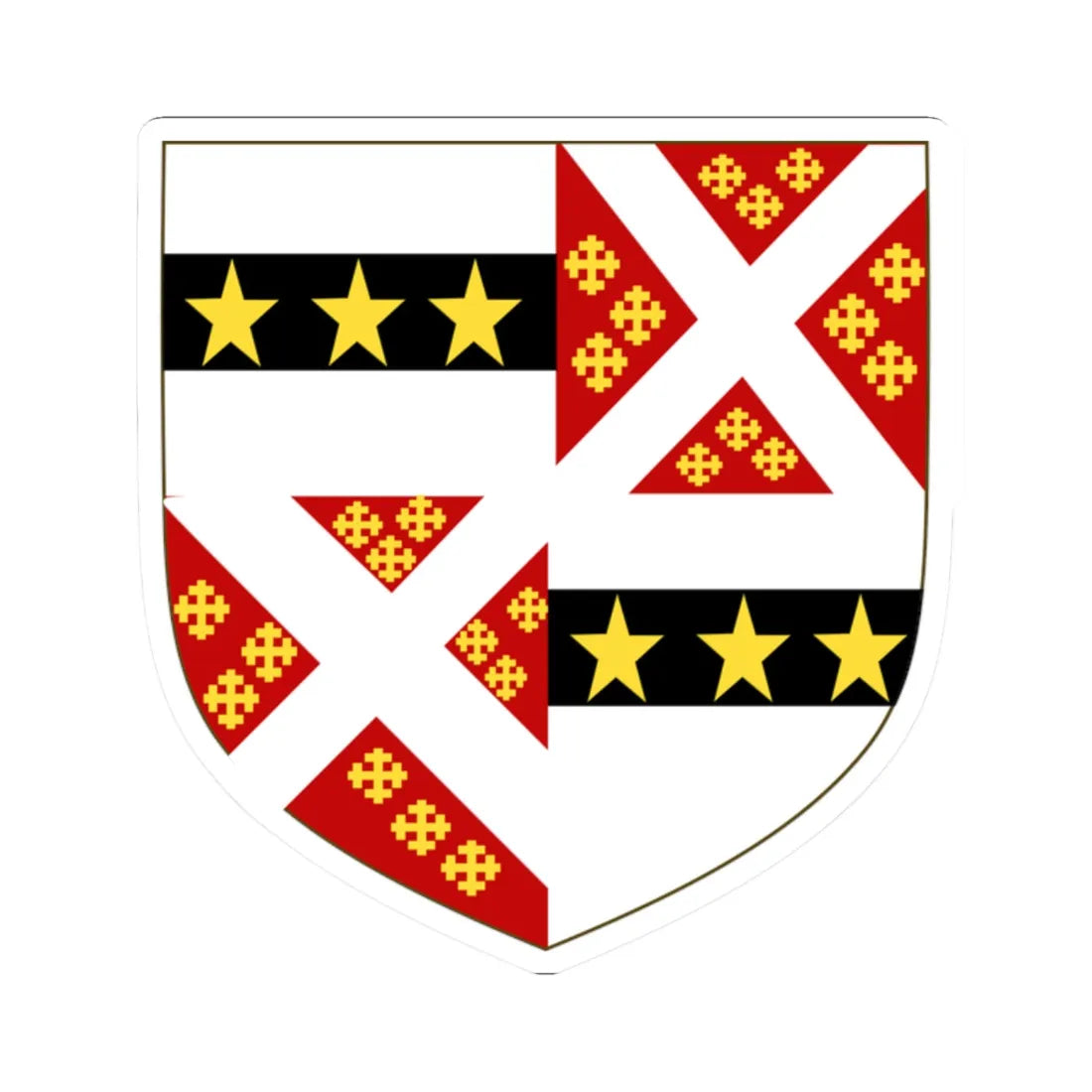 Earl of Plymouth COA (England) (Coat of Arms) STICKER Vinyl Kiss-Cut Decal 2 Inch White - The Sticker Space