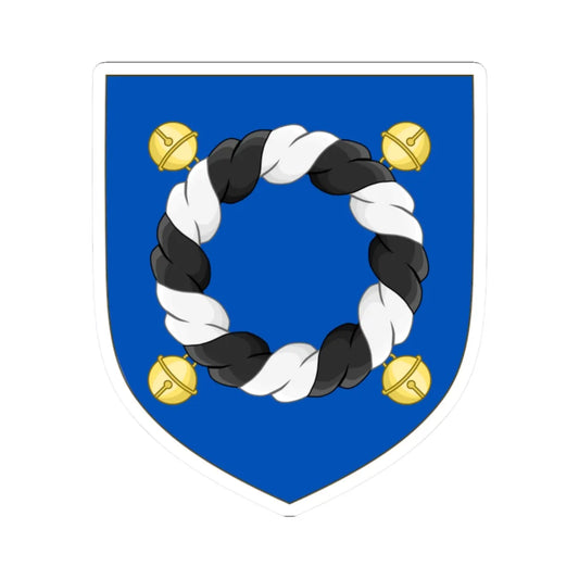 Earl of Roden COA (Ireland) (Coat of Arms) STICKER Vinyl Kiss-Cut Decal 2 Inch White - The Sticker Space