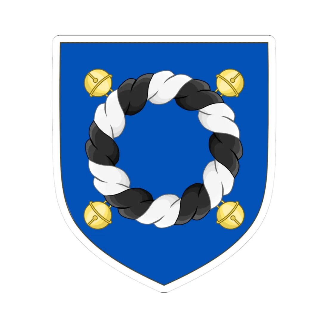 Earl of Roden COA (Ireland) (Coat of Arms) STICKER Vinyl Kiss-Cut Decal 3 Inch White - The Sticker Space