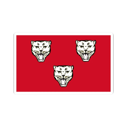 Earl of Rosse flag (Ireland) STICKER Vinyl Kiss-Cut Decal 2 Inch White - The Sticker Space