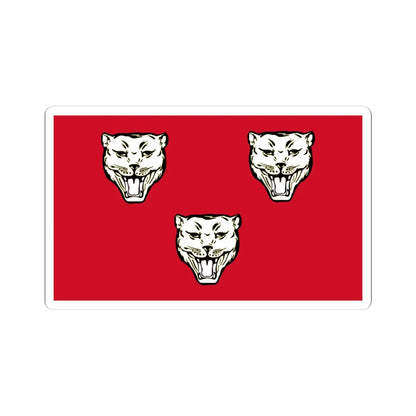 Earl of Rosse flag (Ireland) STICKER Vinyl Kiss-Cut Decal 4 Inch White - The Sticker Space