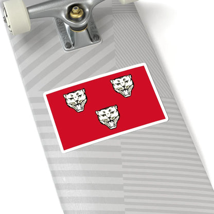 Earl of Rosse flag (Ireland) STICKER Vinyl Kiss-Cut Decal - The Sticker Space