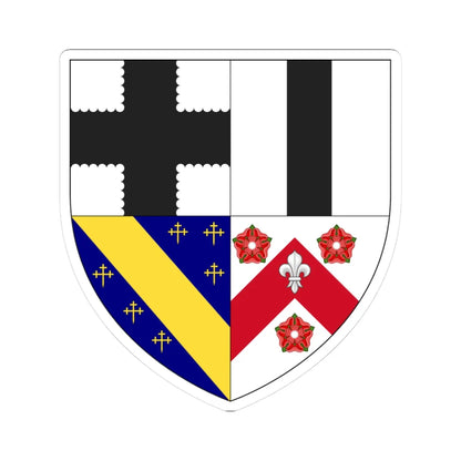 Earl of Rosslyn COA (Scotland) (Coat of Arms) STICKER Vinyl Kiss-Cut Decal 3 Inch White - The Sticker Space