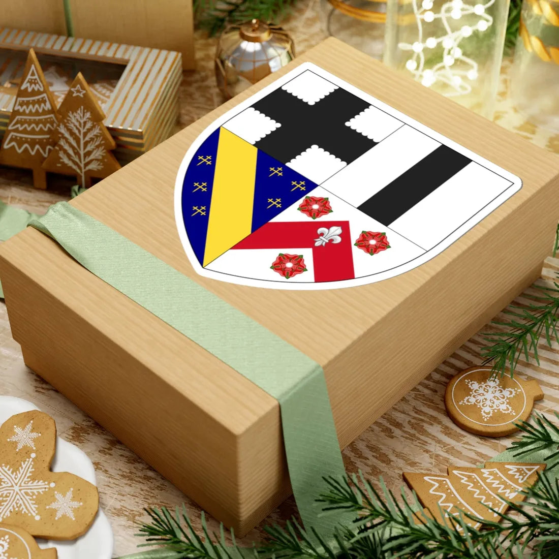 Earl of Rosslyn COA (Scotland) (Coat of Arms) STICKER Vinyl Kiss-Cut Decal - The Sticker Space