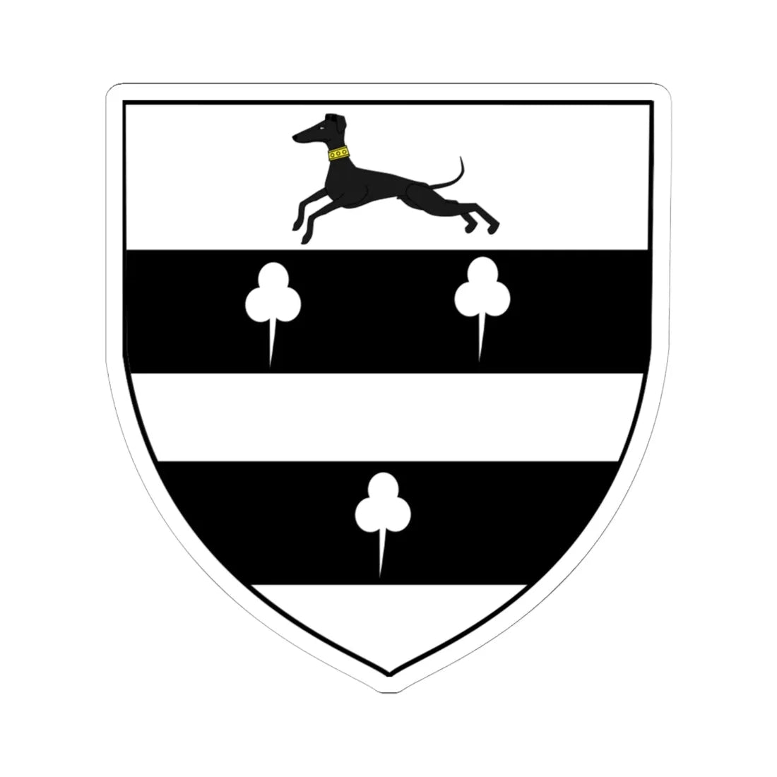 Earl of Selborne COA (England) (Coat of Arms) STICKER Vinyl Kiss-Cut Decal 6 Inch White - The Sticker Space