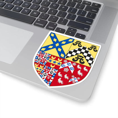 Earl of Stair COA (Scotland) (Coat of Arms) STICKER Vinyl Kiss-Cut Decal - The Sticker Space