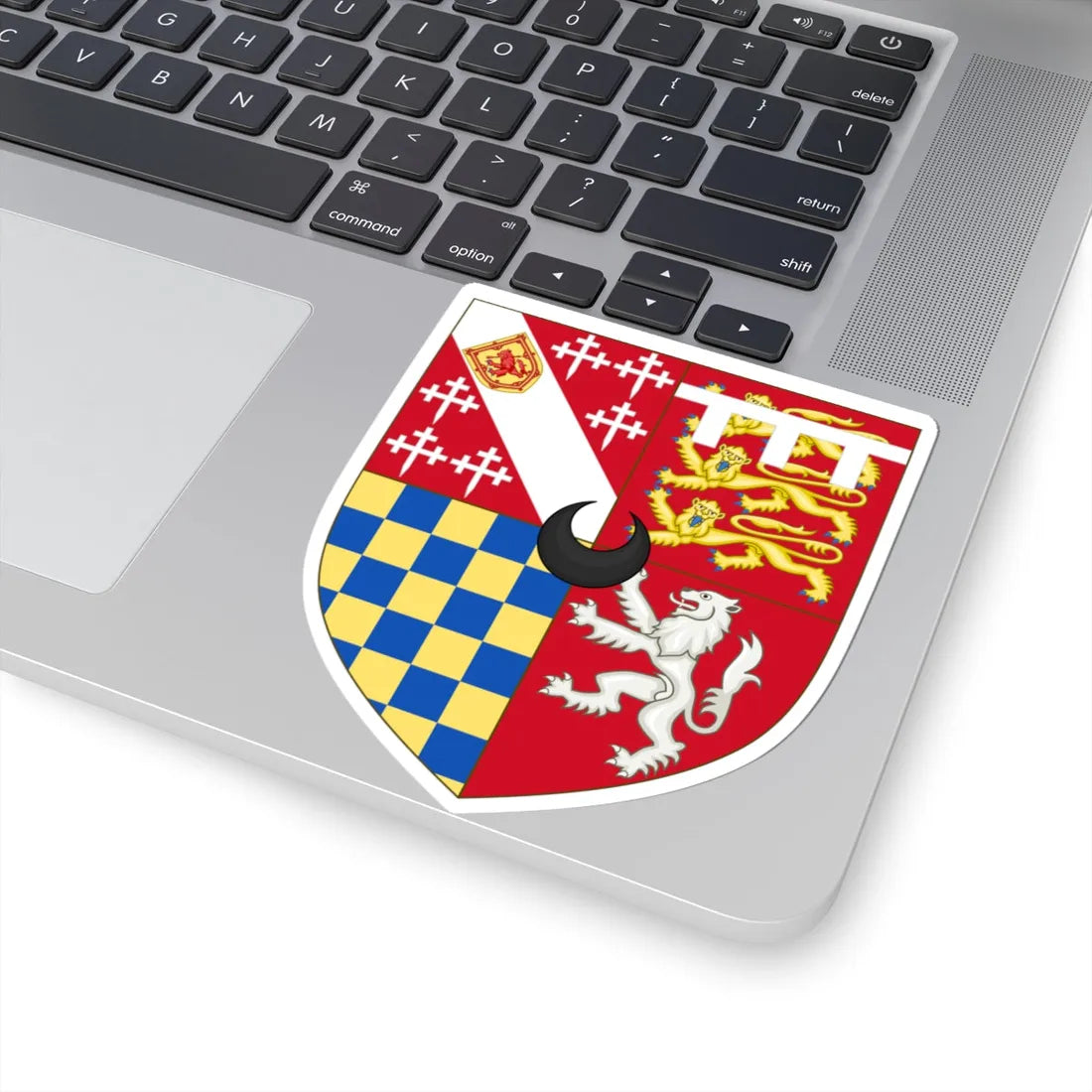 Earl of Suffolk COA (England) (Coat of Arms) STICKER Vinyl Kiss-Cut Decal - The Sticker Space