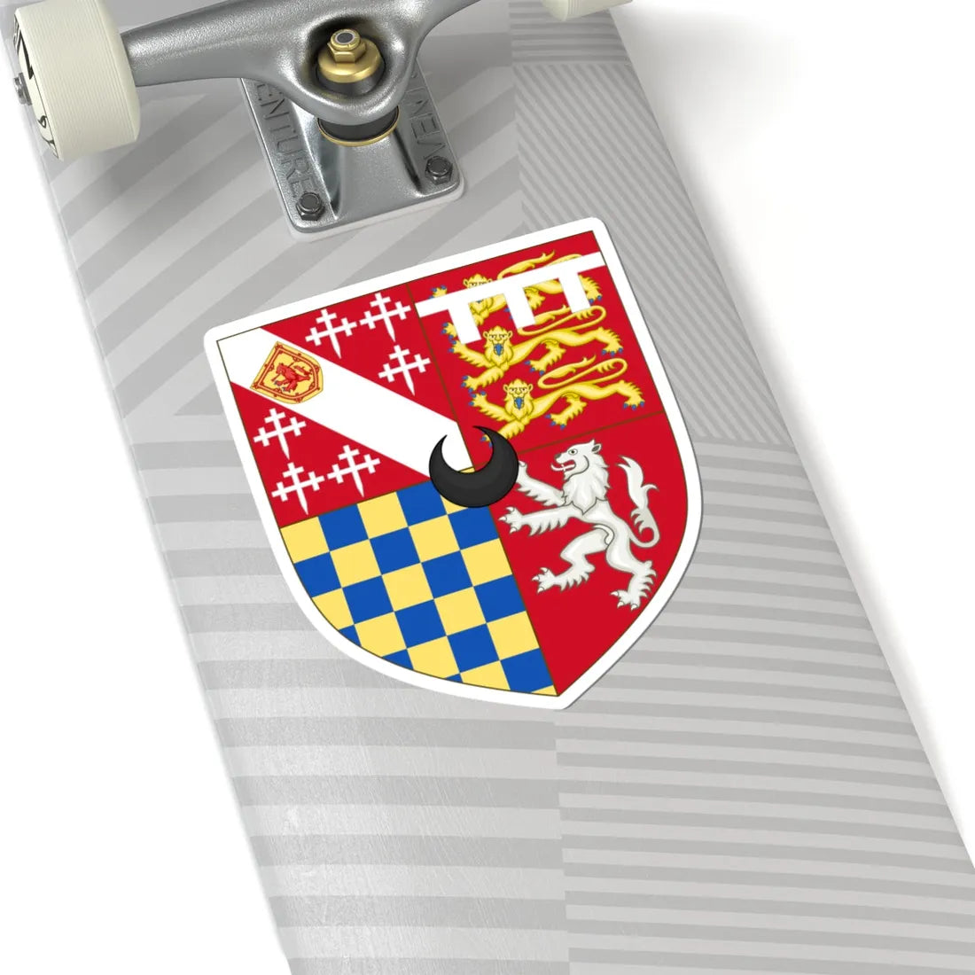 Earl of Suffolk COA (England) (Coat of Arms) STICKER Vinyl Kiss-Cut Decal - The Sticker Space